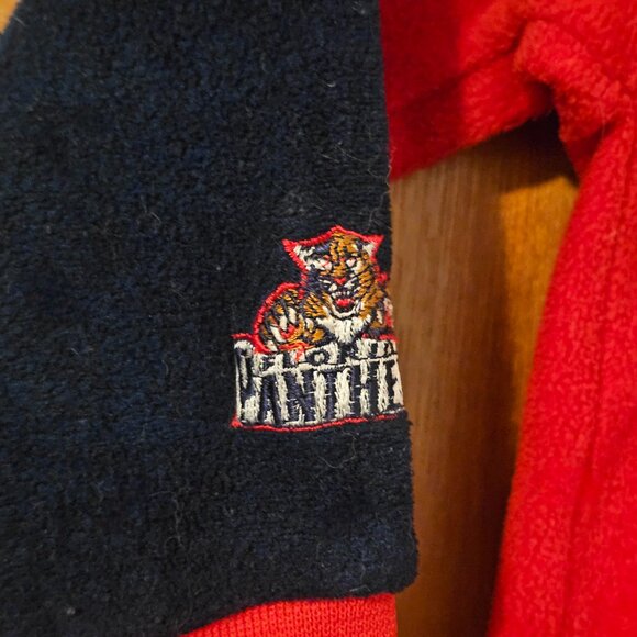 Coolest Kids NHL Vintage 90s Florida Panthers Fleece Shirt 4 - Picture 3 of 6
